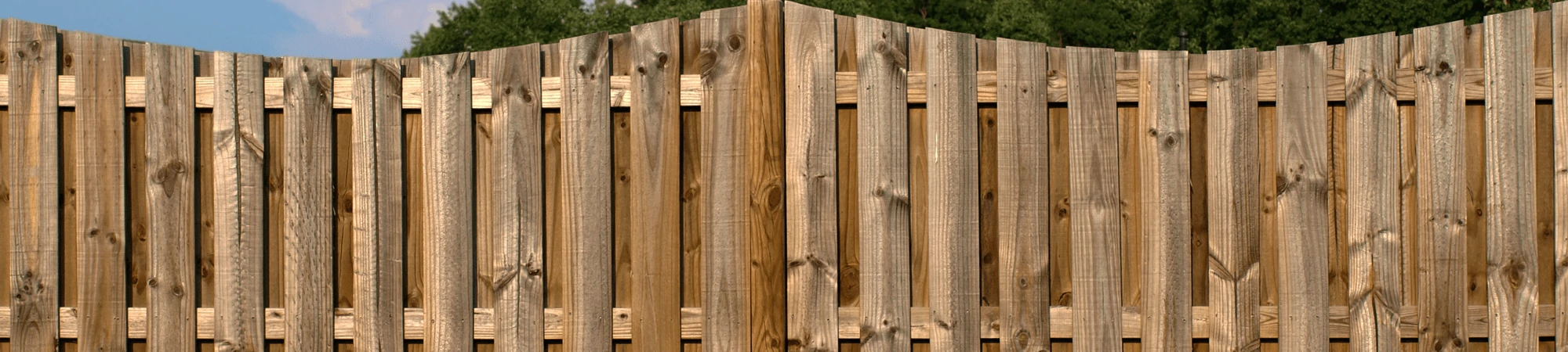 Wood fence Wood fence